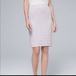 WHBM tweed pencil skirt NWT
